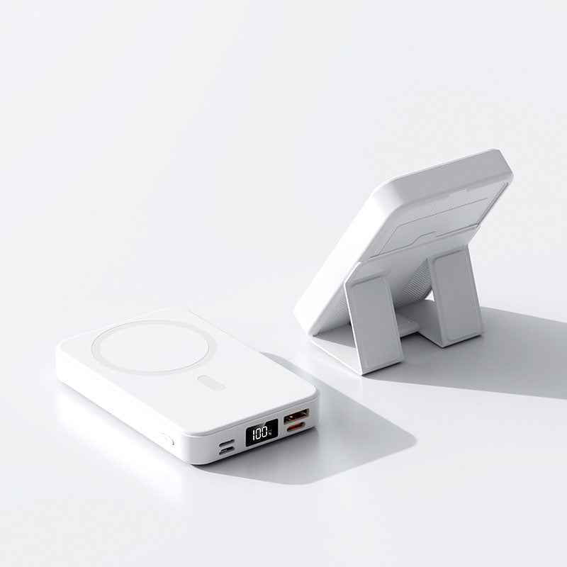🔥HOT SALE🔋⚡22.5W 10000mAh Magnetic Wireless Charging Mobile Power with Stand