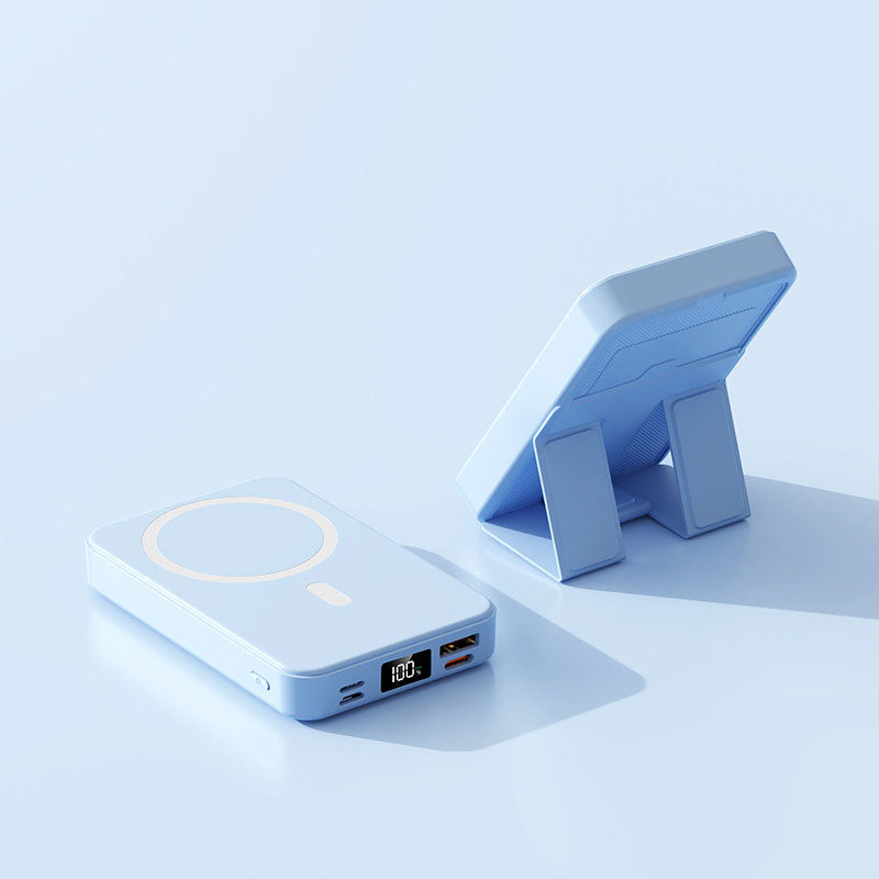 🔥HOT SALE🔋⚡22.5W 10000mAh Magnetic Wireless Charging Mobile Power with Stand