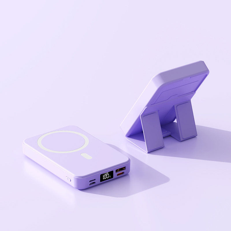 🔥HOT SALE🔋⚡22.5W 10000mAh Magnetic Wireless Charging Mobile Power with Stand