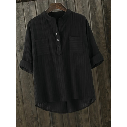 🎁New arrival 49% OFF💥Women's Plus Size Henley V Neck Shirt– Flattering, Soft & Stylish! ✨