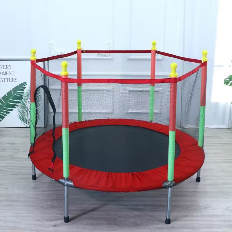 🔥49% OFF & Free Shipping 🔥4.6ft Kids' Trampoline with Safety Enclosure Net