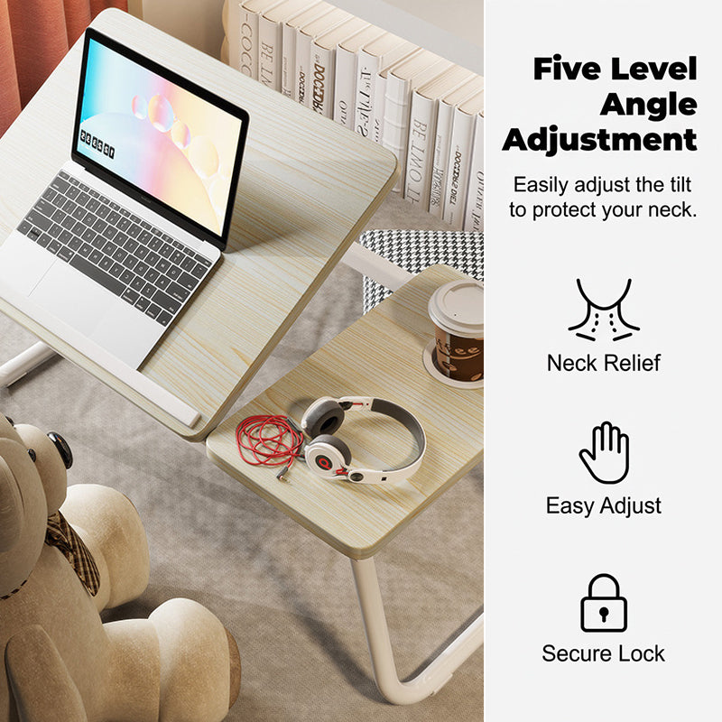 🔥2026 New Arrival🔥Foldable Lap Desk with Cup Slot – Comfort, Style & Easy Storage! ✨