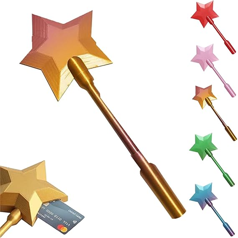 🔥Last Day 40% OFF🔥3D Printed Credit Card Wand Holder3D Printed Star-Topped Tap-to-Pay Wand