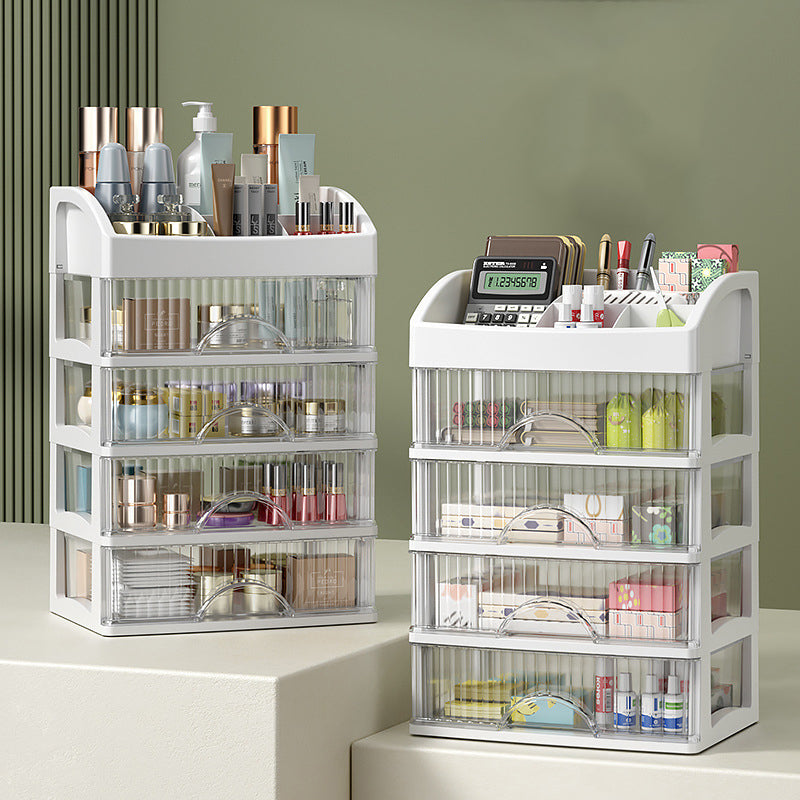 ⏰Limited-time 40% off💄✨Stackable Desktop Organizer with Clear Drawers