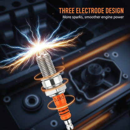 🔥BUY 1 GET 1 FREE🏍️🔩D8TC High Performance Three-Electrode Spark Plug