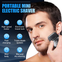 ⚡️🚗Portable Mini Electric Shaver – Ultra-Compact & Cordless for On-the-Go Grooming ✈️🧔 49% OFF – Perfect for Car, Travel, or Quick Touch-Ups Anywhere.