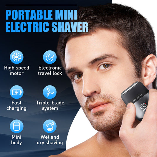 ⚡️🚗Portable Mini Electric Shaver – Ultra-Compact & Cordless for On-the-Go Grooming ✈️🧔 49% OFF – Perfect for Car, Travel, or Quick Touch-Ups Anywhere.