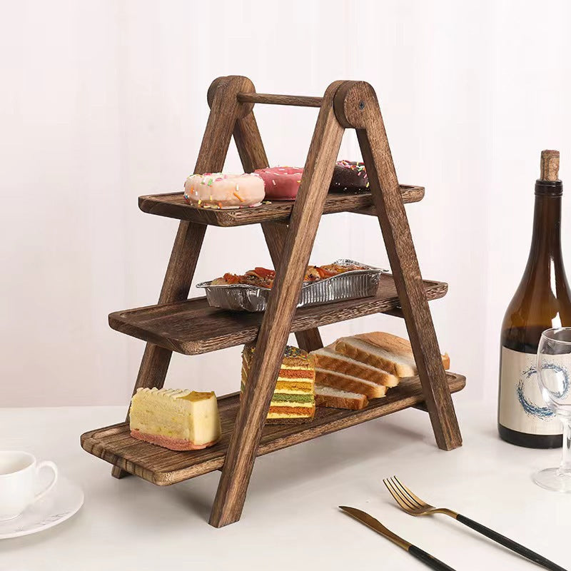 🔥49% OFF🔥3-Tier Wooden Serving Tray