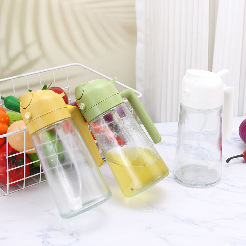🎁HOT SALE💕2 in 1 Glass Oil Sprayer & Dispenser