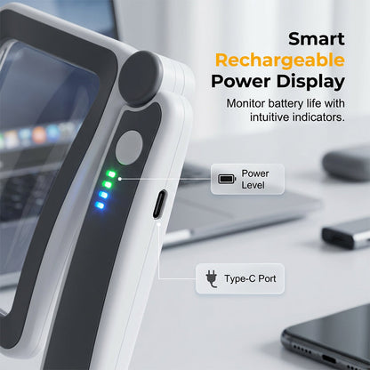 🔥HOT SALE🔍💡Foldable, Handheld Reading Magnifier with Illumination 📖✨
