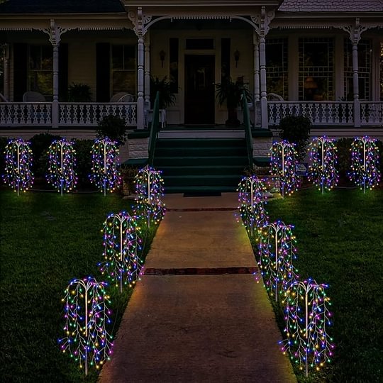 🌈 LIMITED-TIME 49% OFF! ✨ Solar Garden Lights Outdoor Decor – 100 LEDs, IP55 Waterproof, Easy Install 🌙