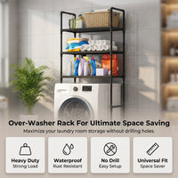 💖Special 49% off🧴No-Drill Bathroom & Laundry Organizer Shelf
