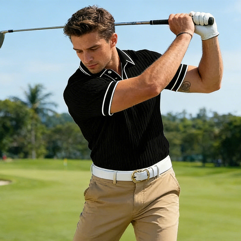 👕 49% OFF NOW! 🌞 Summer Casual Short Sleeve Polo Shirt – Breathable Fabric, Classic Fit & Perfect for Daily Wear 🏠