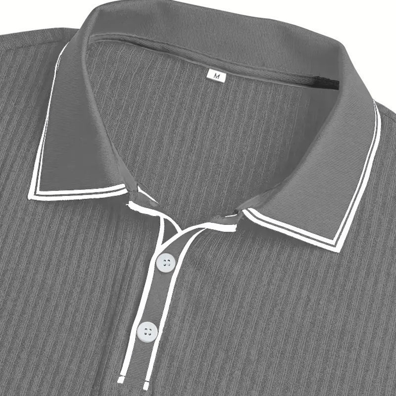 👕 49% OFF NOW! 🌞 Summer Casual Short Sleeve Polo Shirt – Breathable Fabric, Classic Fit & Perfect for Daily Wear 🏠