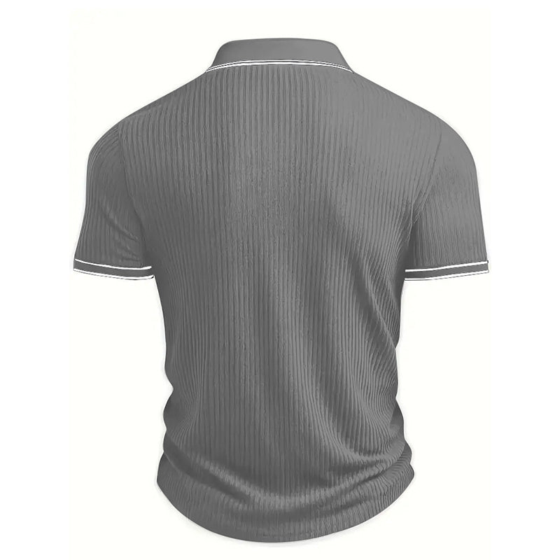 👕 49% OFF NOW! 🌞 Summer Casual Short Sleeve Polo Shirt – Breathable Fabric, Classic Fit & Perfect for Daily Wear 🏠