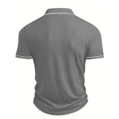👕 49% OFF NOW! 🌞 Summer Casual Short Sleeve Polo Shirt – Breathable Fabric, Classic Fit & Perfect for Daily Wear 🏠