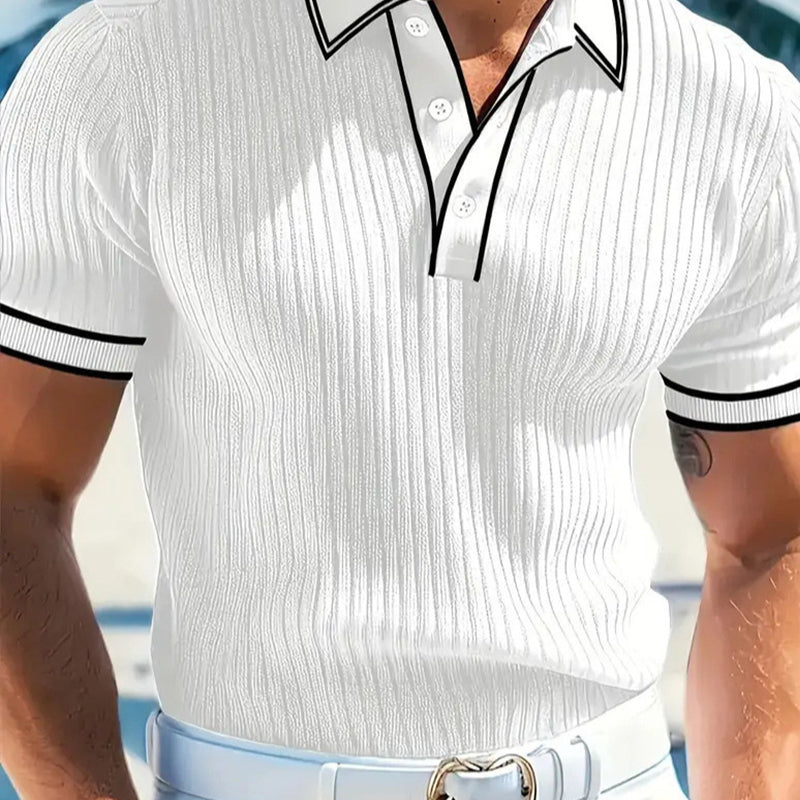 👕 49% OFF NOW! 🌞 Summer Casual Short Sleeve Polo Shirt – Breathable Fabric, Classic Fit & Perfect for Daily Wear 🏠