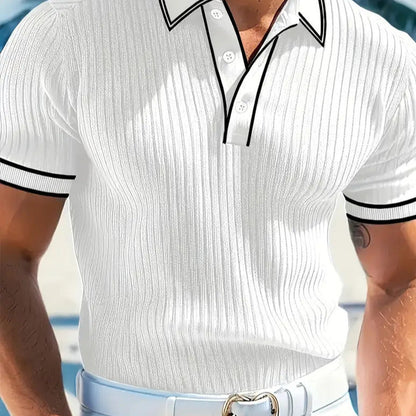 👕 49% OFF NOW! 🌞 Summer Casual Short Sleeve Polo Shirt – Breathable Fabric, Classic Fit & Perfect for Daily Wear 🏠