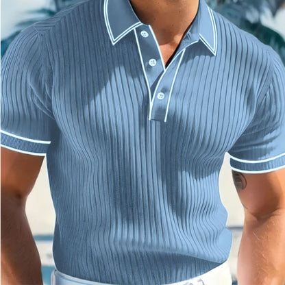👕 49% OFF NOW! 🌞 Summer Casual Short Sleeve Polo Shirt – Breathable Fabric, Classic Fit & Perfect for Daily Wear 🏠