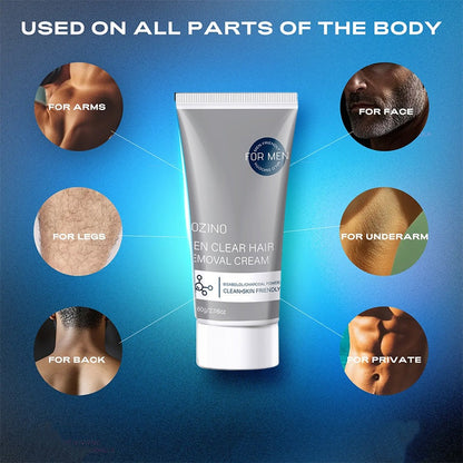 ⏳Limited-time 49% off⏰Men's Fast-Acting Hair Removal Cream🪒🧴Buy 3 Get 2 Free (5 PCS) & ✈️Free Shipping