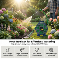 ✈️49% OFF & Free Shipping🚿Retractable Garden Hose Reel with Spray Nozzle