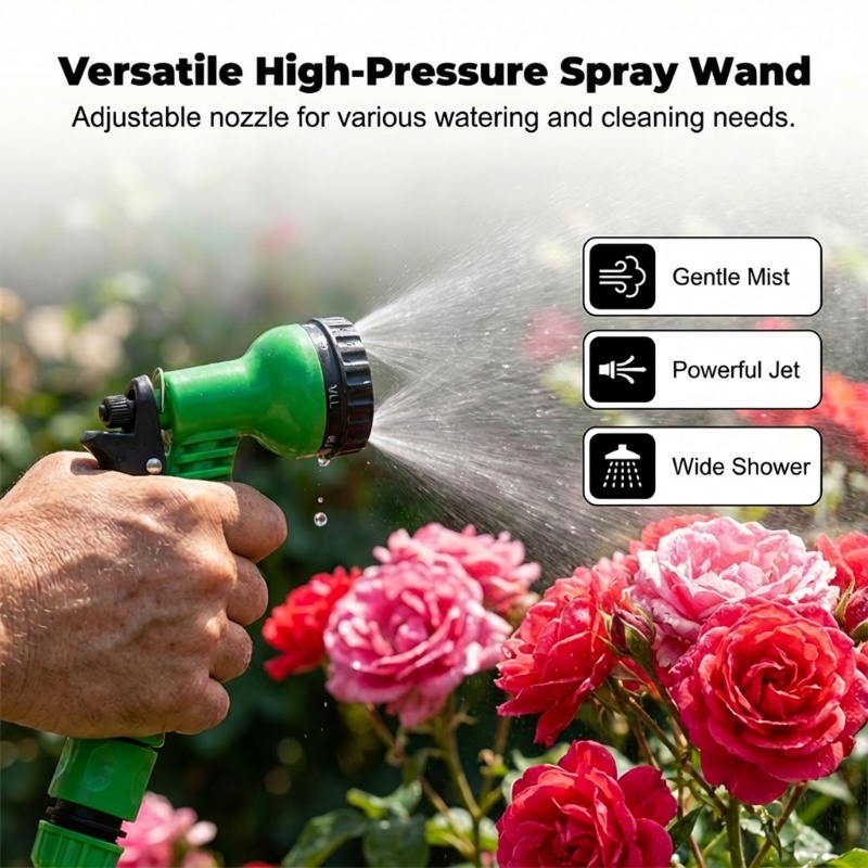 ✈️49% OFF & Free Shipping🚿Retractable Garden Hose Reel with Spray Nozzle