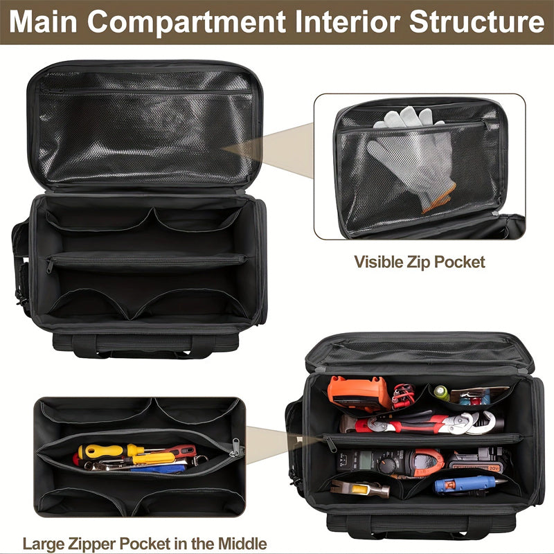 🔥Hot Sale＆49％ Off🔥 14-Inch Heavy-Duty Canvas Tool Bag