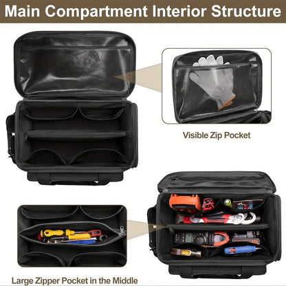 🔥Hot Sale＆49％ Off🔥 14-Inch Heavy-Duty Canvas Tool Bag