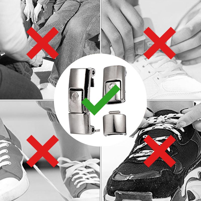 💖Buy 1 Get 1 Free👟No Tie Lazy Elastic Shoelaces✨