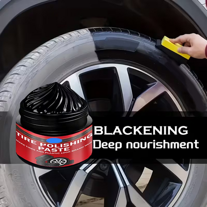 🚗LAST DAY BUY 1 GET 1 FREE! ✨ Car Tire & Plastic Trim Renewal Paste – Restores Shine, Prevents Cracking & Easy Application