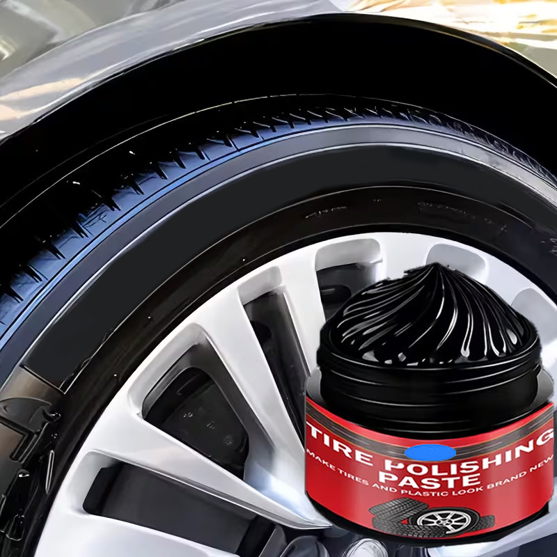 🚗LAST DAY BUY 1 GET 1 FREE! ✨ Car Tire & Plastic Trim Renewal Paste – Restores Shine, Prevents Cracking & Easy Application