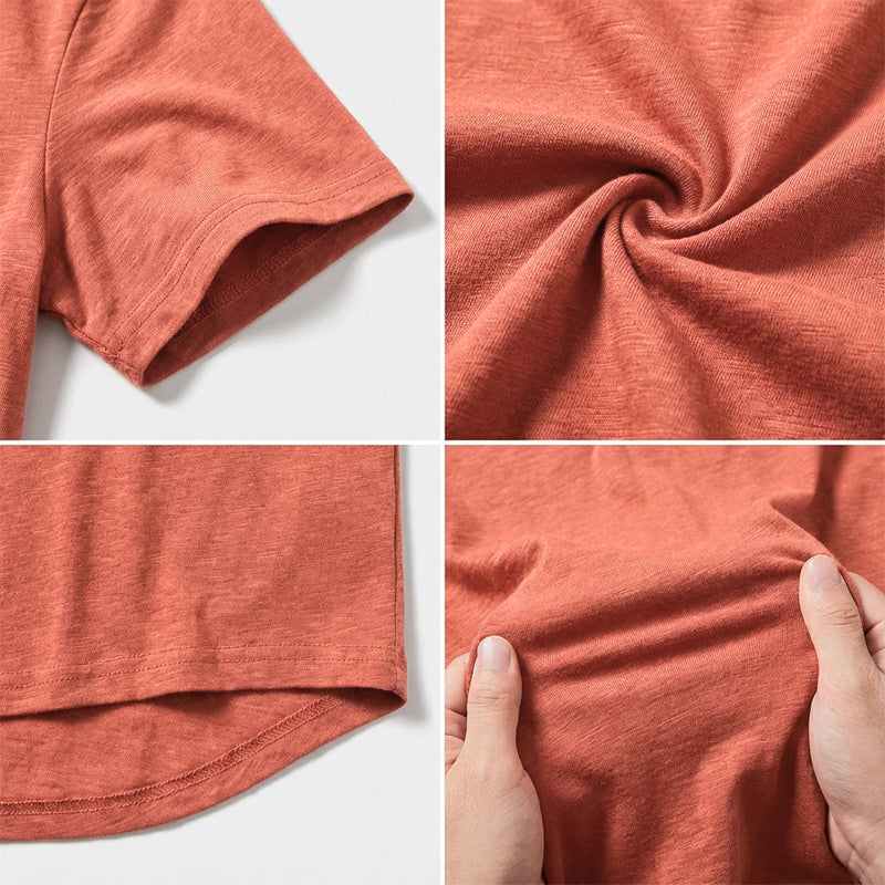 🔥 49% OFF NOW! 👕 Men's Short Sleeve Henley T-Shirt – Classic Style, Soft Fabric & Perfect for Everyday Wear 🏠
