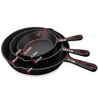 ⏳Limited-time 49% off⏰Non-Stick Cast Iron Frying Pan🍳🥘🍲
