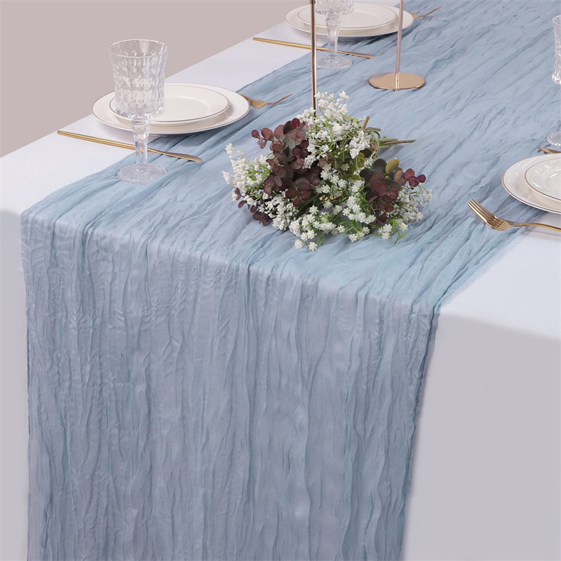⏰Limited-time offer✨ Bohemian pleated gauze tablecloth | Lightweight and drapey, creating a romantic dining table in an instant!