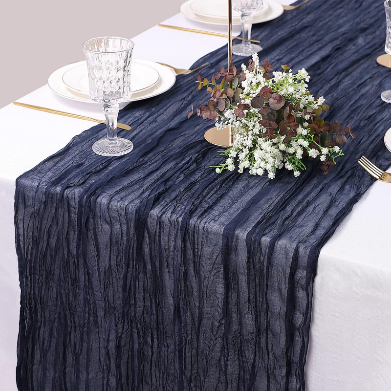 ⏰Limited-time offer✨ Bohemian pleated gauze tablecloth | Lightweight and drapey, creating a romantic dining table in an instant!