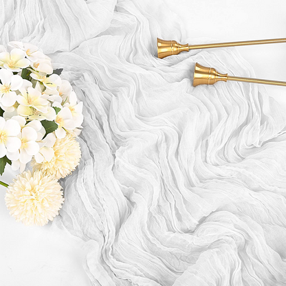 ⏰Limited-time offer✨ Bohemian pleated gauze tablecloth | Lightweight and drapey, creating a romantic dining table in an instant!