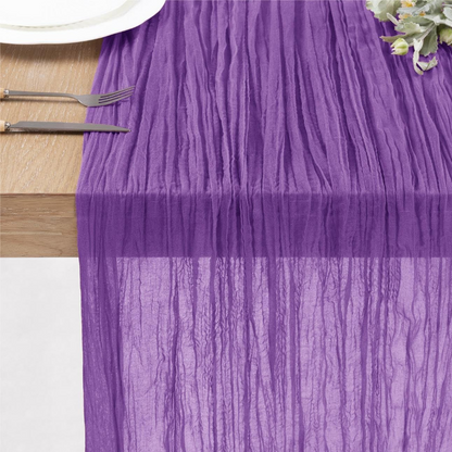 ⏰Limited-time offer✨ Bohemian pleated gauze tablecloth | Lightweight and drapey, creating a romantic dining table in an instant!