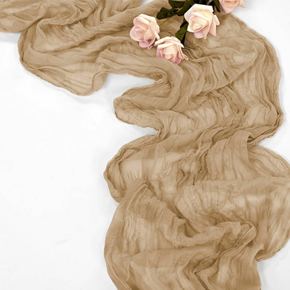 ⏰Limited-time offer✨ Bohemian pleated gauze tablecloth | Lightweight and drapey, creating a romantic dining table in an instant!
