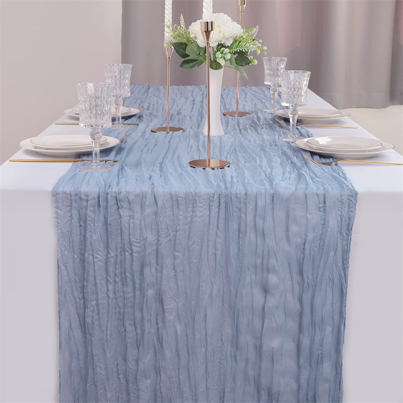 ⏰Limited-time offer✨ Bohemian pleated gauze tablecloth | Lightweight and drapey, creating a romantic dining table in an instant!