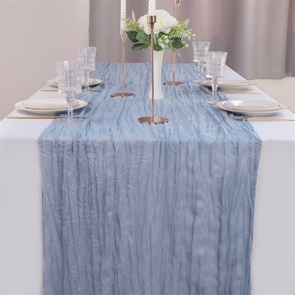 ⏰Limited-time offer✨ Bohemian pleated gauze tablecloth | Lightweight and drapey, creating a romantic dining table in an instant!