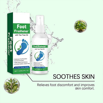 🦶 BUY 2 GET 1 FREE! 💧 Deodorizing & Moisturizing Foot Spray – Eliminates odor, hydrates dry skin & keeps feet fresh all day ✨