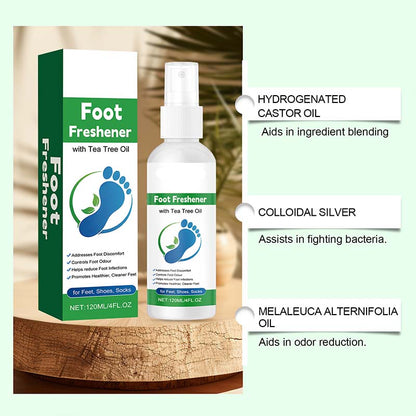 🦶 BUY 2 GET 1 FREE! 💧 Deodorizing & Moisturizing Foot Spray – Eliminates odor, hydrates dry skin & keeps feet fresh all day ✨