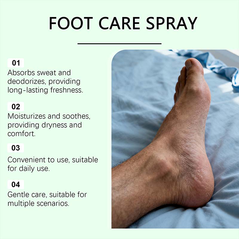 🦶 BUY 2 GET 1 FREE! 💧 Deodorizing & Moisturizing Foot Spray – Eliminates odor, hydrates dry skin & keeps feet fresh all day ✨