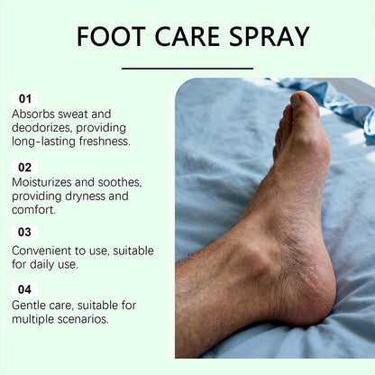 🦶 BUY 2 GET 1 FREE! 💧 Deodorizing & Moisturizing Foot Spray – Eliminates odor, hydrates dry skin & keeps feet fresh all day ✨