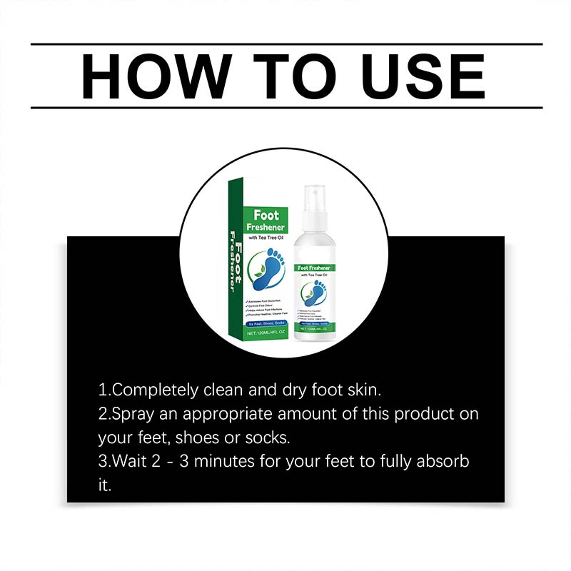 🦶 BUY 2 GET 1 FREE! 💧 Deodorizing & Moisturizing Foot Spray – Eliminates odor, hydrates dry skin & keeps feet fresh all day ✨