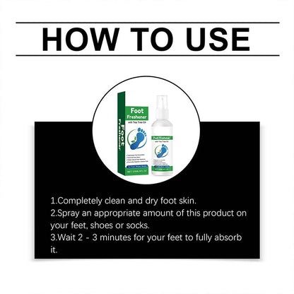 🦶 BUY 2 GET 1 FREE! 💧 Deodorizing & Moisturizing Foot Spray – Eliminates odor, hydrates dry skin & keeps feet fresh all day ✨