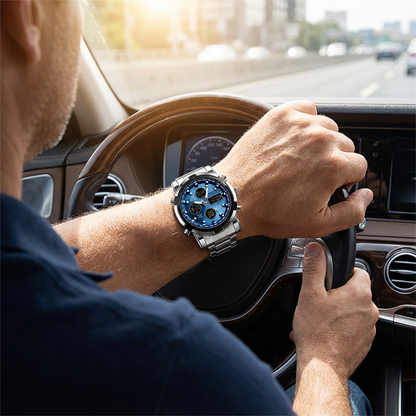 🎁New arrival 49% OFF💥 Men's Waterproof Military Analog-Digital Watches