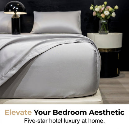 📢📢49% OFF!! & FREE SHIPPING ⏰Premium Cooling Fitted Sheet Set