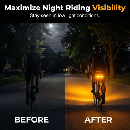 🚴 49% OFF NOW! 🔦 Wireless Turn Signal Light for Bicycles – Rechargeable, Waterproof & Perfect for Night Safety 💡