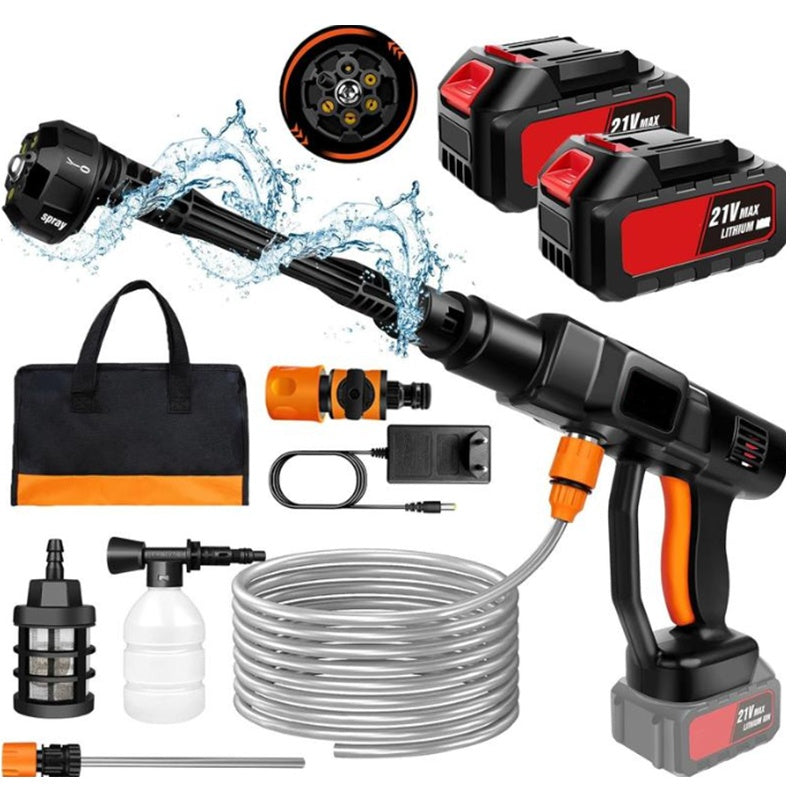 Portable Battery-Powered Car Wash Gun